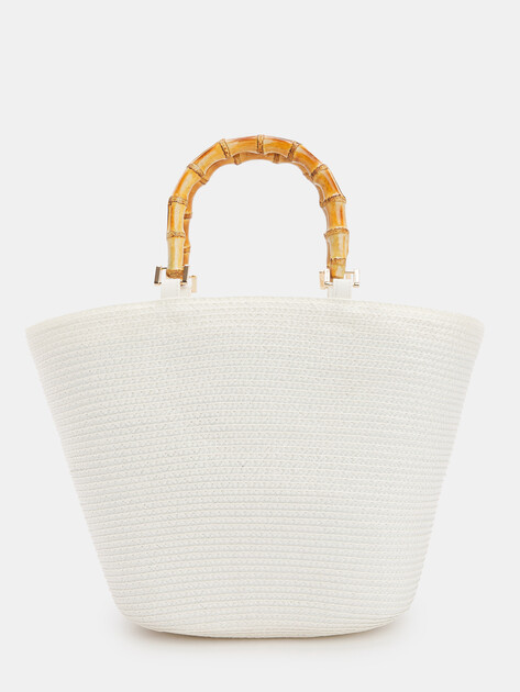 Пляжная сумка  TENDANCE, Артикул DY2023-35, молочно-белый | 3888973. Ракурс 1