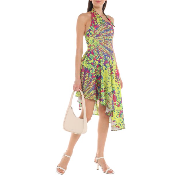 Женское платье VERSACE JEANS COUTURE PRINT ANIMALIER, Артикул 76HAO917, зеленый | 3898760. Ракурс 1