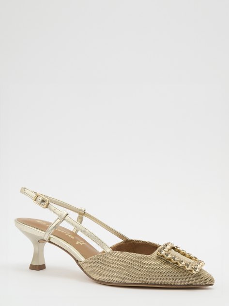 Женские туфли с открытой пяткой (слинг-бэк) TAMARIS ANGATHA, Артикул 1-1-29601-42, бежевый | 3903339. Ракурс 1