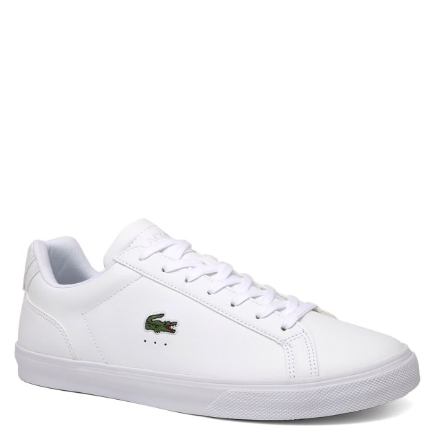 Lacoste lerond white leather clearance