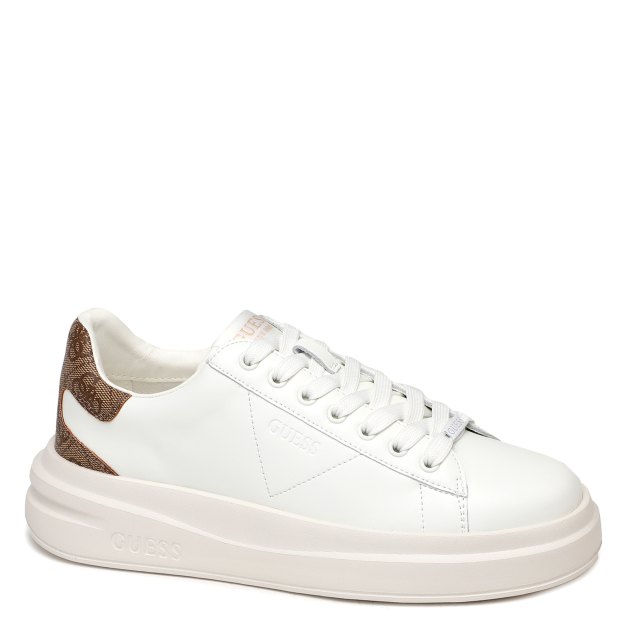 Женские кеды GUESS ELBINA, Артикул FLJELBFAL12, белый | 3910338. Ракурс 1