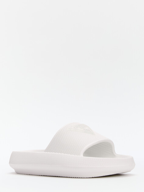 Женские сланцы GUESS RUBBER SLIPPERS, Артикул E4GZ27WG5X0, молочно-белый | 3913369. Ракурс 1 Женские сланцы GUESS RUBBER SLIPPERS, Артикул E4GZ27WG5X0, молочно-белый | 3913369. Ракурс 1
