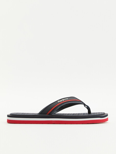 Мужские вьетнамки PEPE JEANS WEST BASIC, Артикул PMS70156, темно-синий | 3917366. Ракурс 1