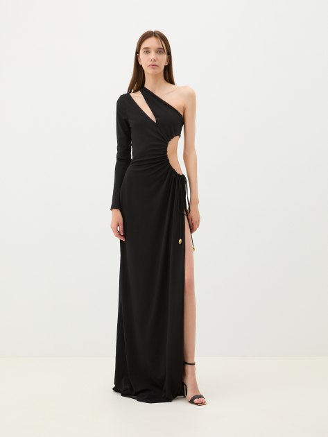 Женское платье JUST CAVALLI, Артикул 76PAO933, черный | 3918192. Ракурс 1 Женское платье JUST CAVALLI, Артикул 76PAO933, черный | 3918192. Ракурс 1