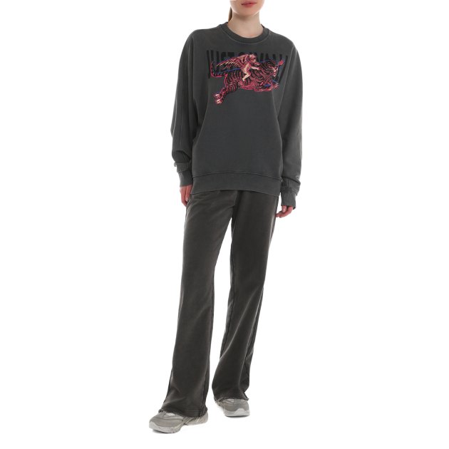 Женские брюки JUST CAVALLI, Артикул 76PAAC03, черный | 3918206. Ракурс 1