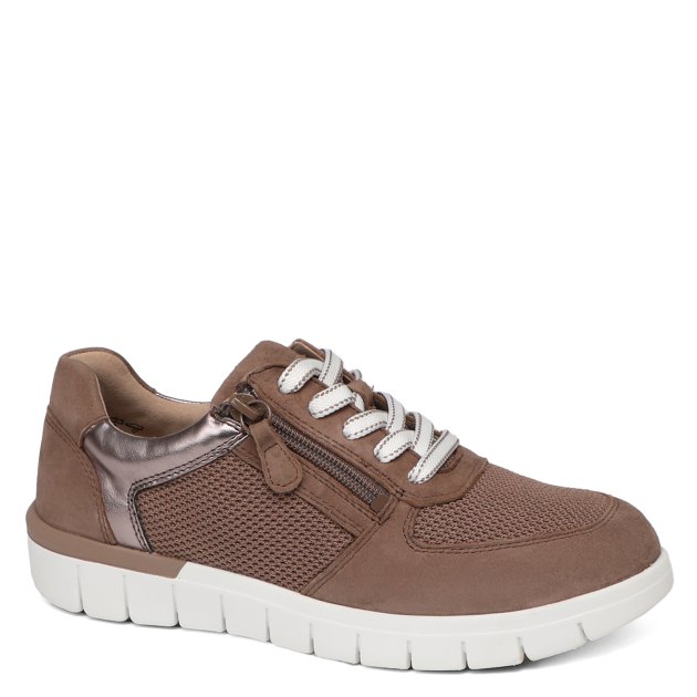 Женские кеды CAPRICE BRIDGET, Артикул 9-9-23700-42, светло-коричневый | 3920398. Ракурс 1