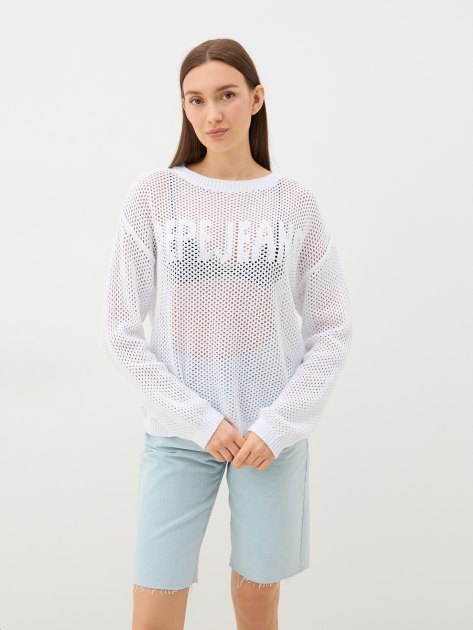 Женский свитер PEPE JEANS GISELE, Артикул PL702131, белый | 3936848. Ракурс 1 Женский свитер PEPE JEANS GISELE, Артикул PL702131, белый | 3936848. Ракурс 1
