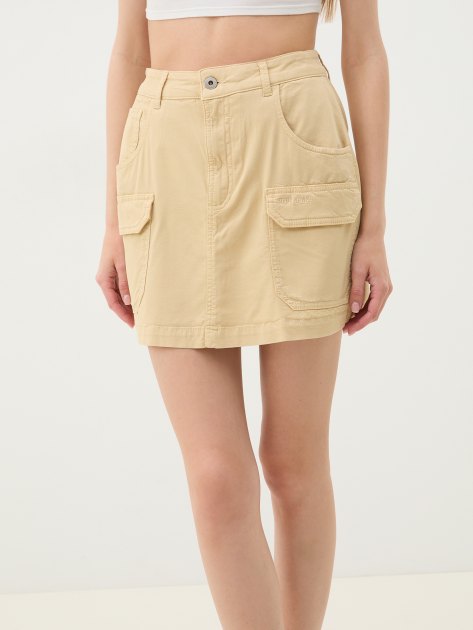 Юбка мини PEPE JEANS TARA, Артикул PL901102, бежевый | 3936863. Ракурс 1 Юбка мини PEPE JEANS TARA, Артикул PL901102, бежевый | 3936863. Ракурс 1