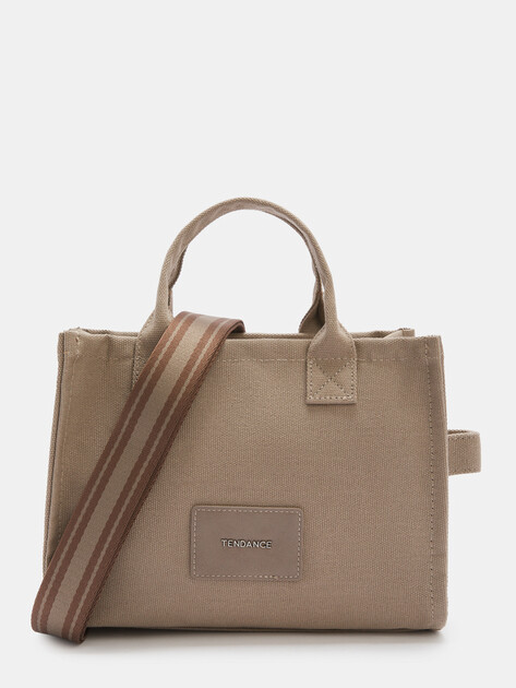 Женский тоут TENDANCE, Артикул A5500, серо-коричневый | 3936966. Ракурс 1