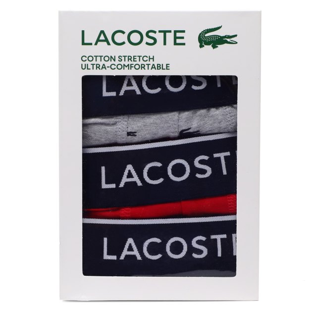 Мужские трусы 3 шт. LACOSTE, Артикул 5H3411, мультицвет | 3939472. Ракурс 1