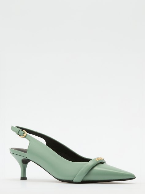 Женские туфли с открытой пяткой (слинг-бэк) FURLA FURLA CORE SLINGBACK T.50, Артикул YH38FCD, зеленый | 3940023. Ракурс 1