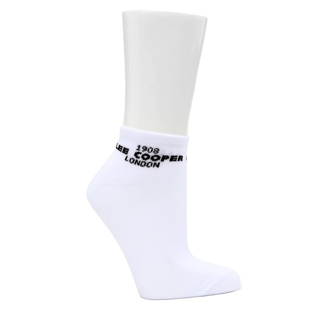 Носки 3 шт. LEE COOPER UNISEX 3PK MID SOCK WHITE, Артикул MT2Y121378BS2LC, белый | 3944750. Ракурс 1