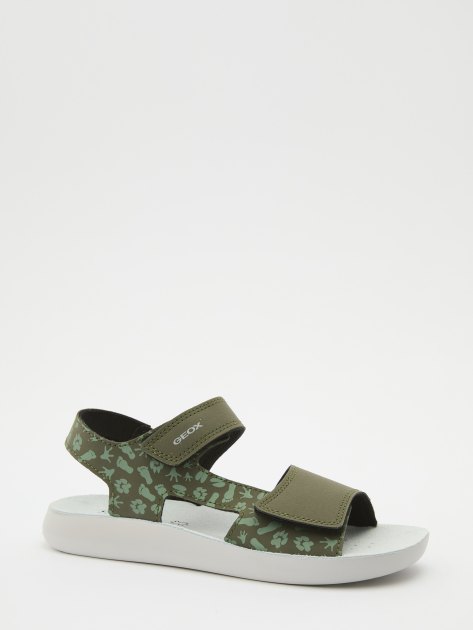 Детские сандалии GEOX J SANDAL LIGHTFLOPPY, Артикул J45GQE, темно-зеленый | 3946370. Ракурс 1 Детские сандалии GEOX J SANDAL LIGHTFLOPPY, Артикул J45GQE, темно-зеленый | 3946370. Ракурс 1