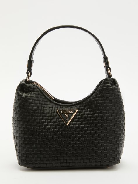 Женская сумка с ручкой GUESS ETEL MINI HOBO, Артикул HWWG9219730, черный | 3951104. Ракурс 1 Женская сумка с ручкой GUESS ETEL MINI HOBO, Артикул HWWG9219730, черный | 3951104. Ракурс 1