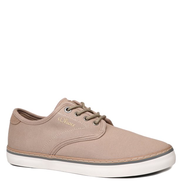 Мужские кеды S.OLIVER SANAKO1, Артикул 5-5-13620-42, бежевый | 3952532. Ракурс 1