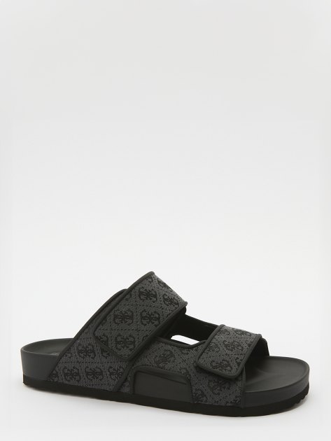 Мужские шлепанцы GUESS IGEA II JQD 4G, Артикул FMGIGJFAL03, антрацитовый | 3952533. Ракурс 1