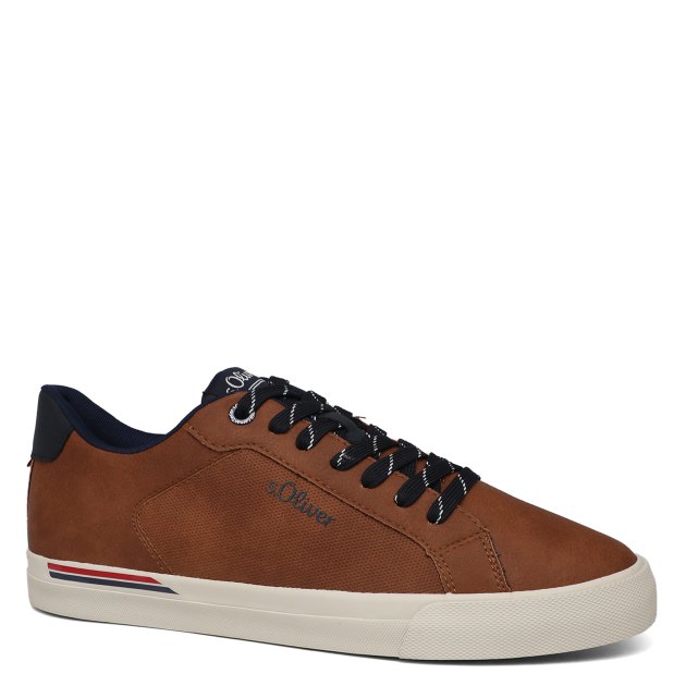 Мужские кеды S.OLIVER SANAKO1, Артикул 5-5-13630-42, коричневый | 3953105. Ракурс 1