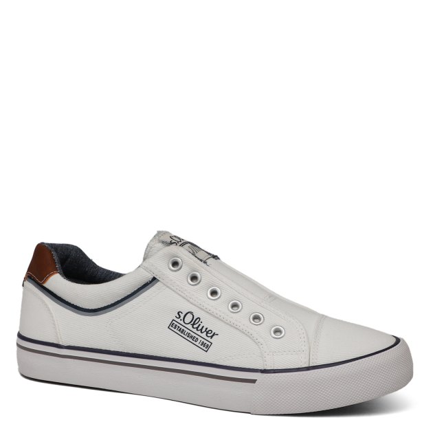 Мужские кеды S.OLIVER SANAKO1, Артикул 5-5-14603-42, белый | 3953223. Ракурс 1