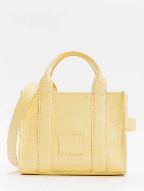 Женский тоут CALZETTI, Артикул CLER MINI, желтый | 3954060. Ракурс 1