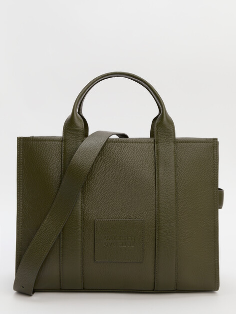 Женский тоут CALZETTI, Артикул CLER MAXI, темный хаки | 3954271. Ракурс 1