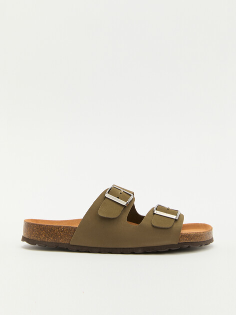 Мужские шлепанцы BIO GREEN, Артикул PT60-1, хаки | 3960515. Ракурс 1
