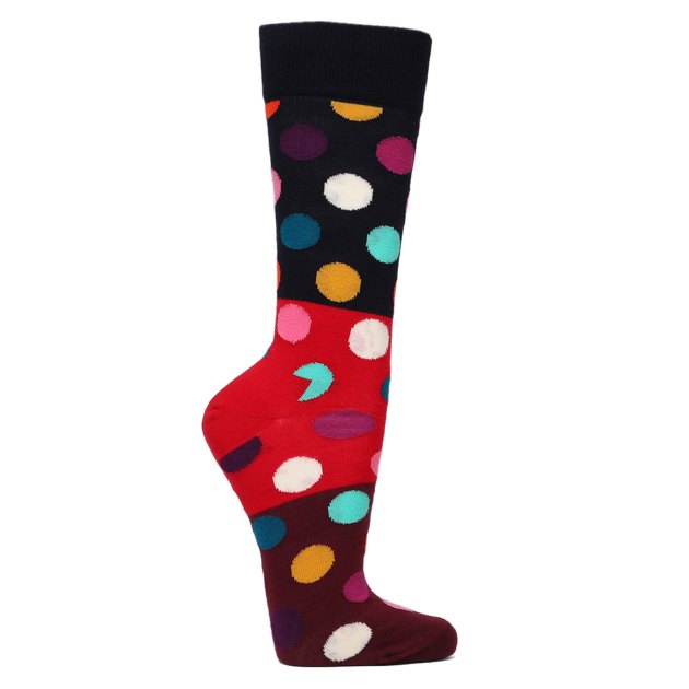 Носки HAPPY SOCKS, Артикул BIG DOT BLOCK SOCK BDB01, мультицвет | 3967202. Ракурс 1