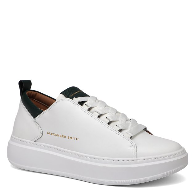 Мужские кеды ALEXANDER SMITH Wembley, Артикул WYM 23, белый | 3993799. Ракурс 1