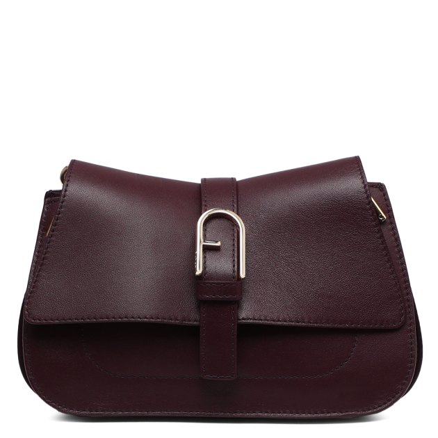 Женская сумка  FURLA, Артикул FURLA FLOW MINI TOP HANDLE, винный | 4001693. Ракурс 1