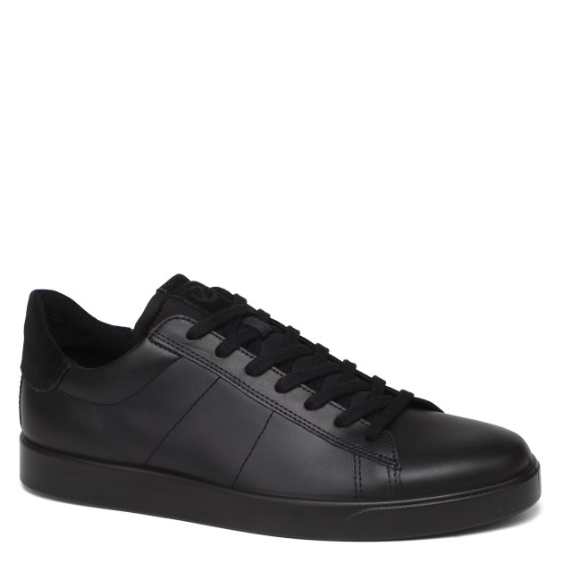 Мужские кеды ECCO STREET LITE M, Артикул 521304, черный | 4005286. Ракурс 1