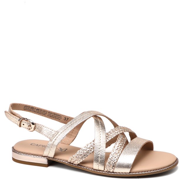 Женские сандалии CAPRICE MONACO, Артикул 9-9-28100-42, золотой | 4007623. Ракурс 1