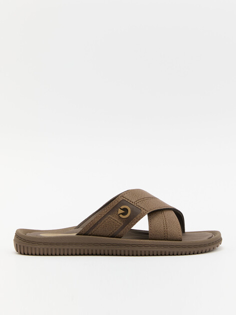 Мужские шлепанцы CARTAGO, Артикул 11608, коричневый | 4007724. Ракурс 1