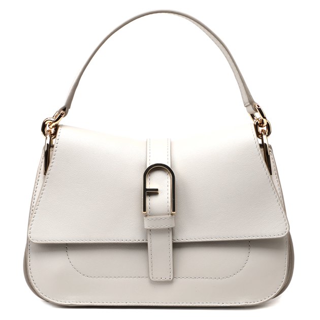 Женская сумка  FURLA, Артикул FURLA FLOW MINI TOP HANDLE, бледно-серый | 4024084. Ракурс 1