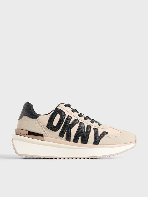 Женские кроссовки DKNY ARLAN, Артикул K1446991, пыльно-бежевый | 4024190. Ракурс 1