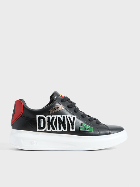Женские кеды DKNY JEWEL CITY SIGNS, Артикул K1497456, черный | 4025651. Ракурс 1