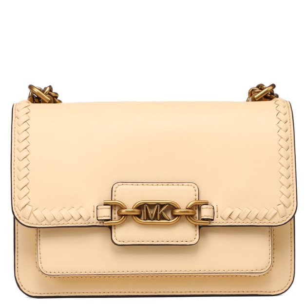 Женская сумка на плечо MICHAEL KORS HEATHER LG SHOULDER, Артикул 30T2A7HL3L, желто-бежевый | 4027987. Ракурс 6