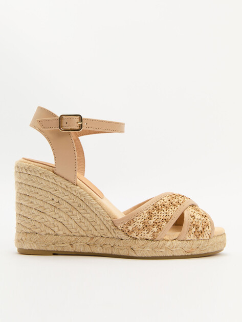 Босоножки CREATIVO SPAIN, Артикул CRE24YU506, бежевый | 4028350. Ракурс 1