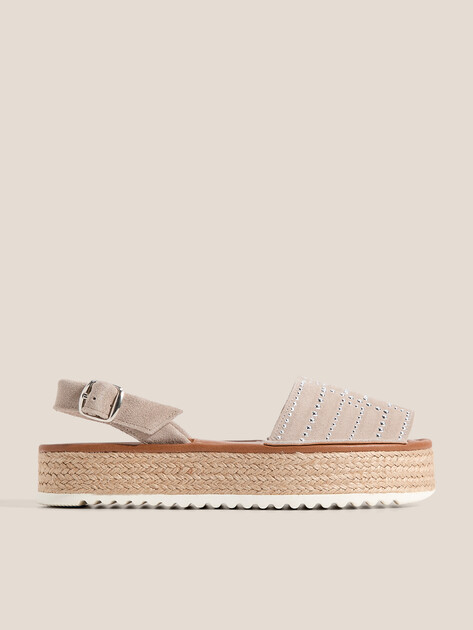 Женские сандалии CREATIVO SPAIN, Артикул 55100, серо-коричневый | 4028392. Ракурс 1