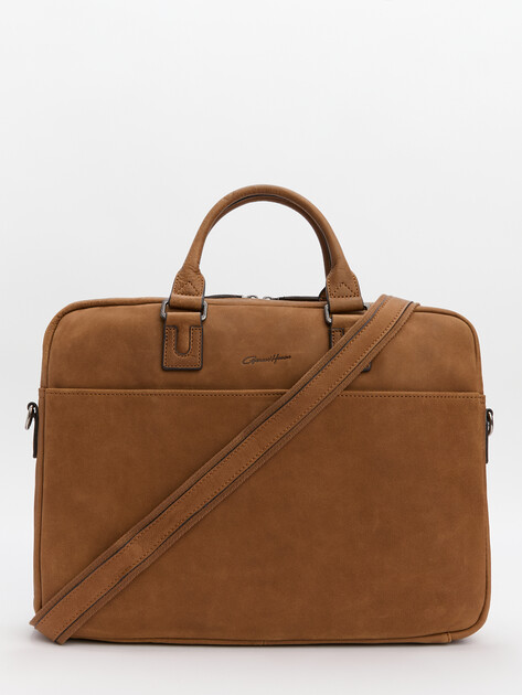 Мужская сумка для ноутбука GERARD HENON, Артикул 7169, светло-коричневый | 4042994. Ракурс 1