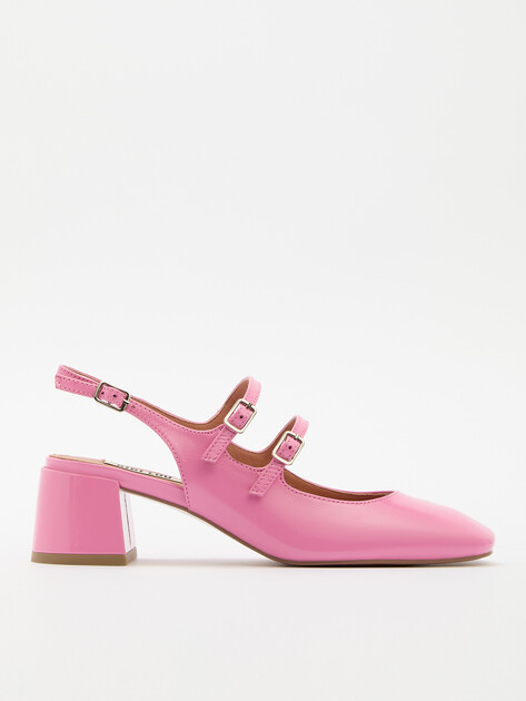 Женские туфли с открытой пяткой (слингбэк) BIBI LOU NINETTA, Артикул 681Z21VK, розовый | 4044011. Ракурс 1