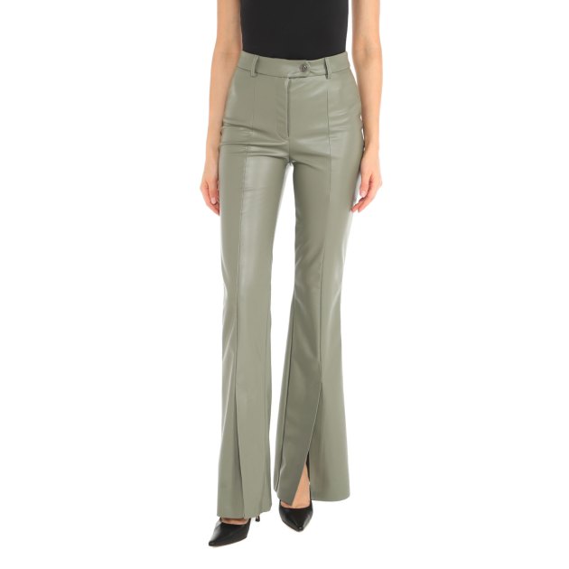 Женские брюки клеш CALZETTI PETRA, Артикул PETRA, серо-зеленый | 4046112. Ракурс 1