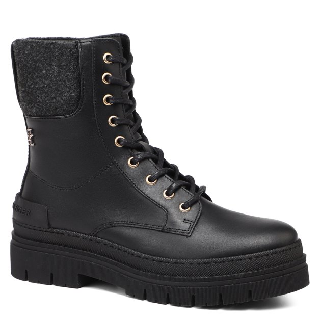 Tommy hilfiger lace up boot clearance
