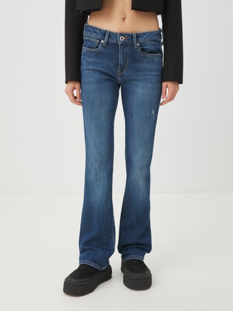Женские джинсы клеш PEPE JEANS BOOTCUT LW, Артикул PL204732HV4, синий | 4059455. Ракурс 1 Женские джинсы клеш PEPE JEANS BOOTCUT LW, Артикул PL204732HV4, синий | 4059455. Ракурс 1