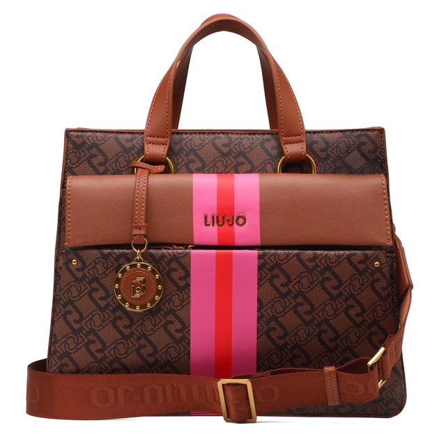 Женский тоут LIU∙JO, Артикул AXX032, коричневый | 4059636. Ракурс 1