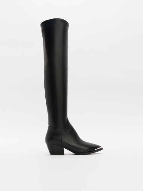 Женские ботфорты TENDANCE, Артикул TW-A56-84, черный | 4063088. Ракурс 1
