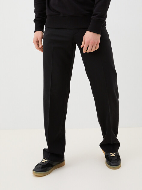 Мужские брюки MM6 MAISON MARGIELA PANTS, Артикул SH2KA0006, черный | 4064636. Ракурс 1