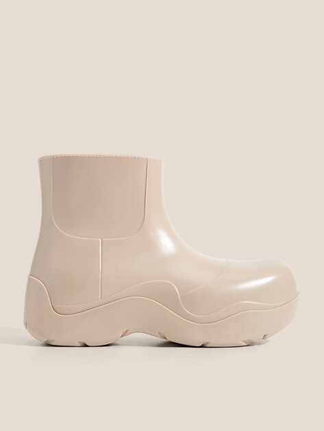 Женские резиновые ботинки TENDANCE, Артикул TP-5458-01, бежевый | 4065390. Ракурс 1