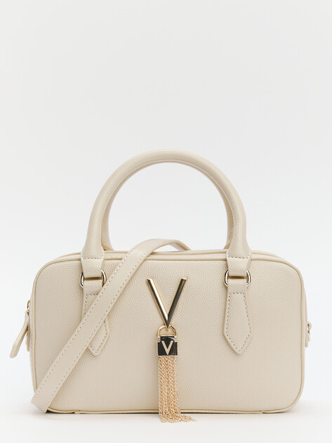 Женская сумка с ручками VALENTINO DIVINA, Артикул VBS1R416G, молочно-бежевый | 4070956. Ракурс 1