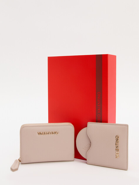 Набор кошелек и зеркало VALENTINO AVENUE, Артикул VPA7V801S, розовый | 4070989. Ракурс 1