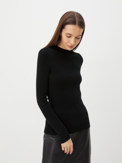 Женский бесшовный джемпер MAISON DAVID, Артикул NZ1063, черный | 4076848. Ракурс 1