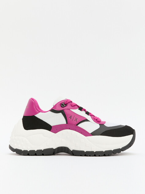 Женские кроссовки ARMANI EXCHANGE VEDDER, Артикул XDX171, белый | 4079307. Ракурс 1